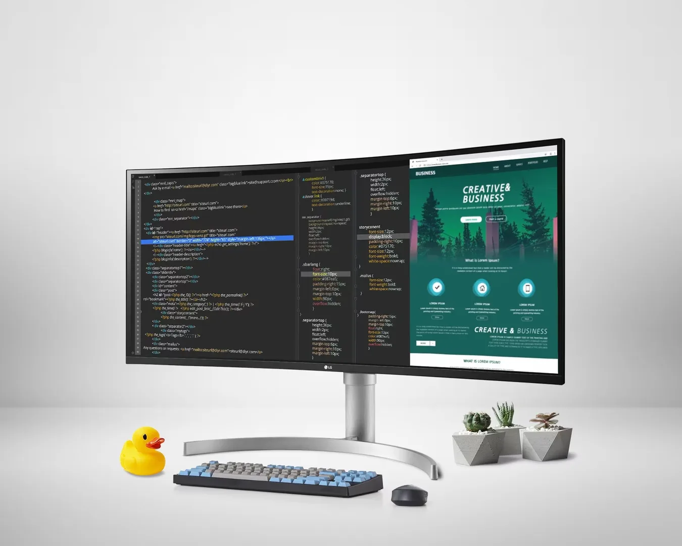 LG UltraWide 35WN75CP-W Écrans de bureau et professionnels
