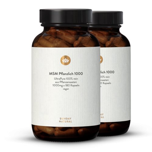 Sunday Natural Products MSMPflanzlich 1000 UltrapureKapseln