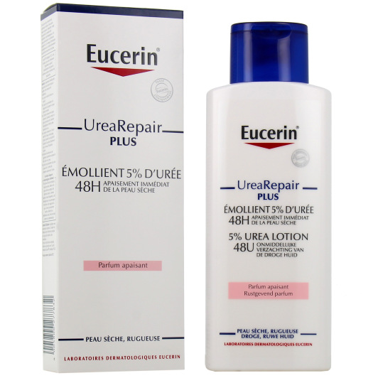 Eucerin UreaRepair Plus Emollient 5% d'Urée - Peau sèche, rugosités