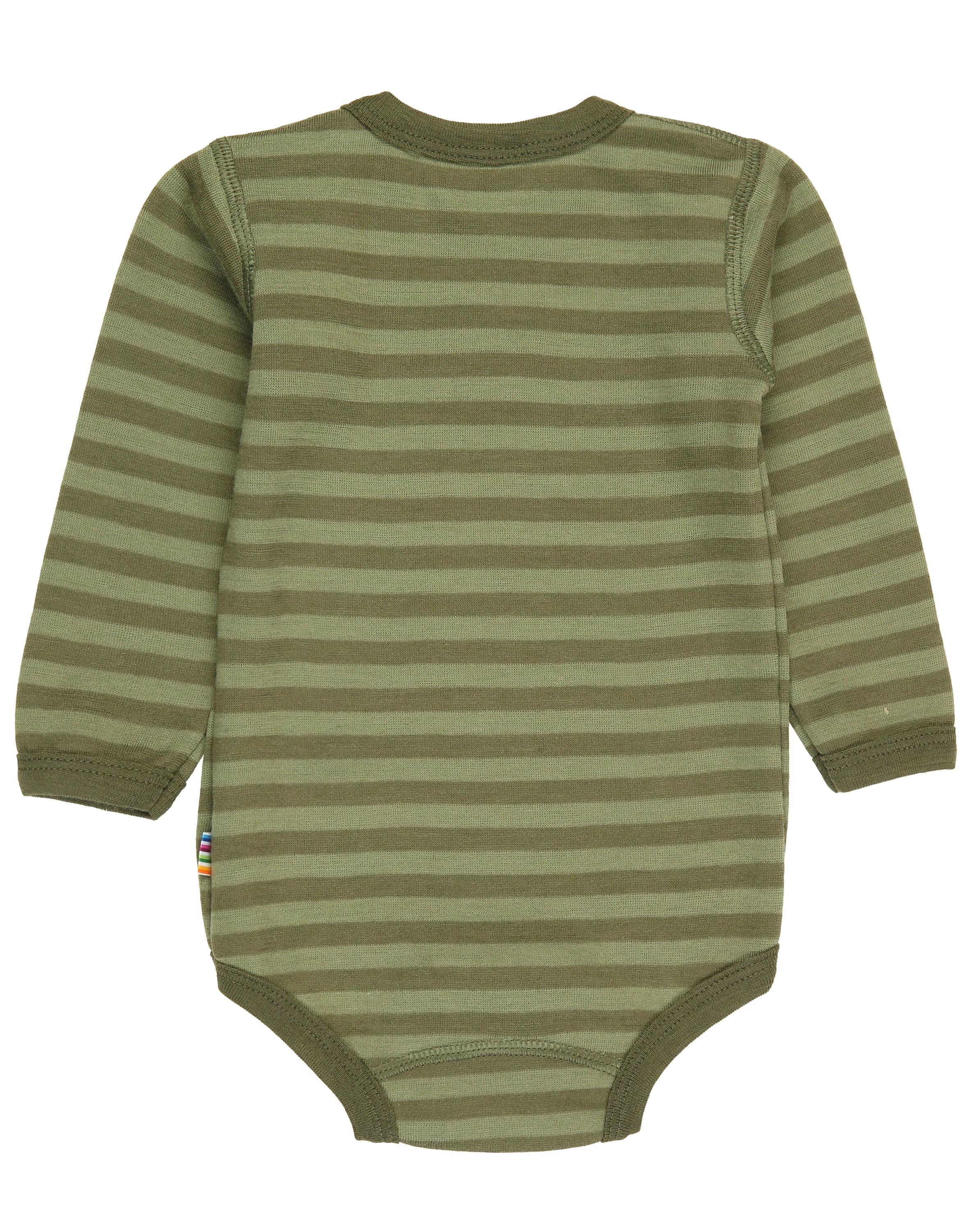 Langarm-Body 618 - STRIPE BABY in green