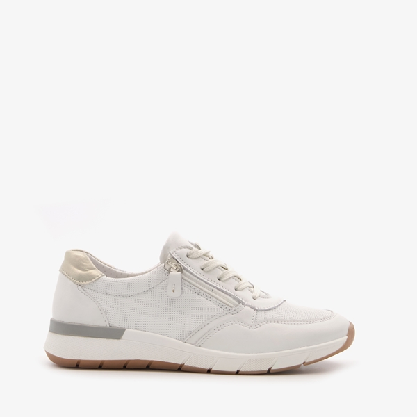 Hush Puppies leren dames sneakers met metallic