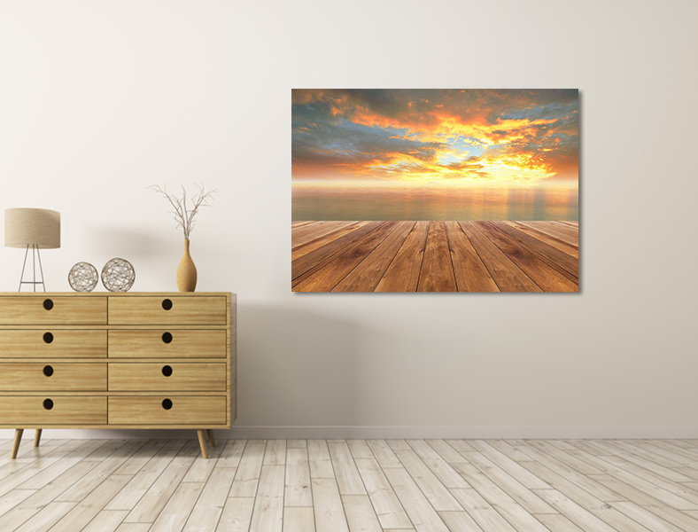 Canvas schilderijen Duinen, strand en zee 5 - 120 x 80 cm