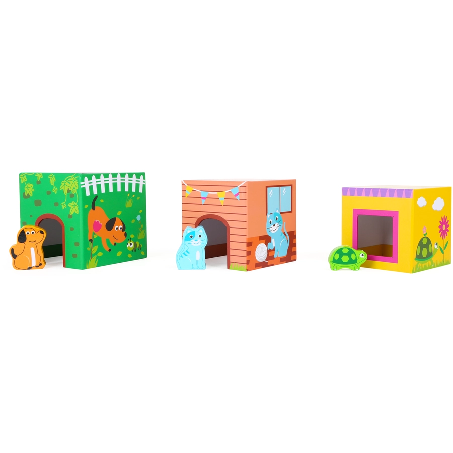 small foot® Stapelwürfel mit Figuren Haustiere