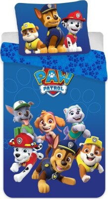Paw Patrol Sengetøj - Junior - 100 X 140 CM - Blå