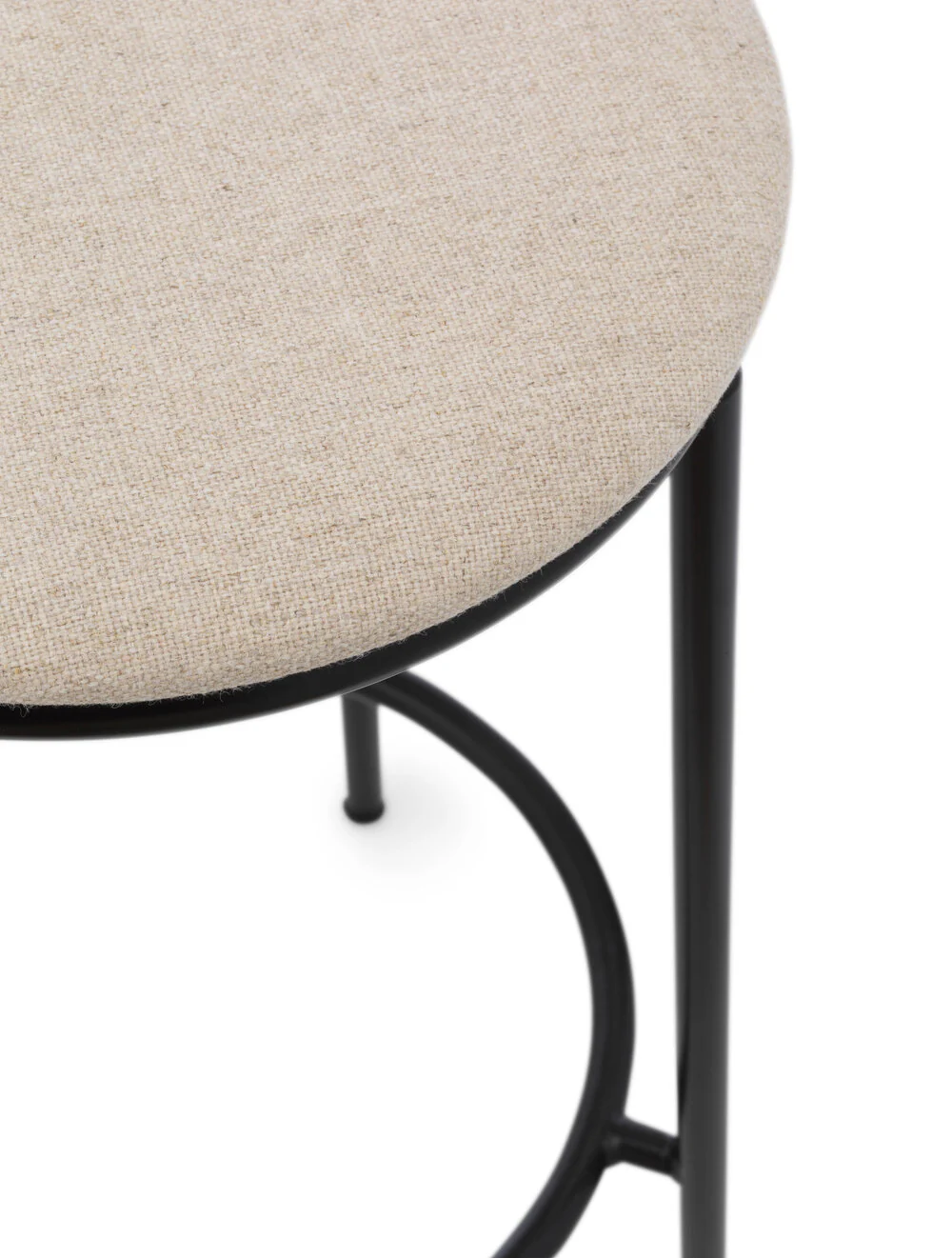 Normann Copenhagen  Circa barstol, sort/sand - H65 cm.