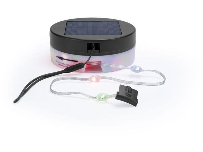 STT Lichterkette Solar Motion Light Multi 500 cm, Grün Solarleuchte für den Aussenbereich