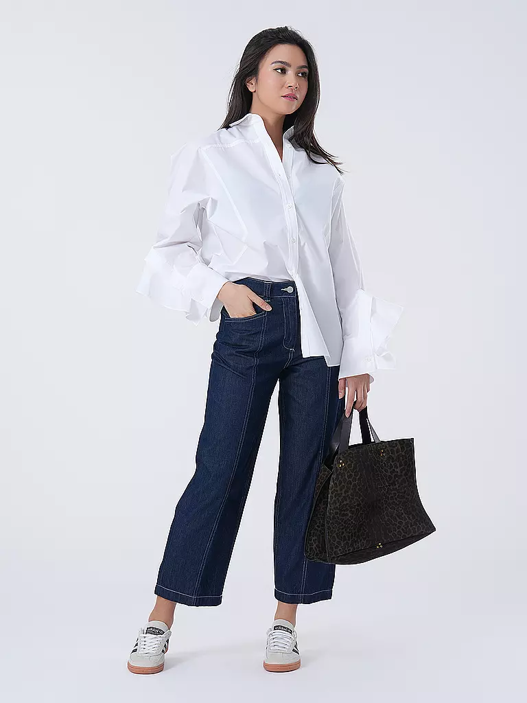 PHILLIP LIM Hemdbluse Oversized Fit weiss