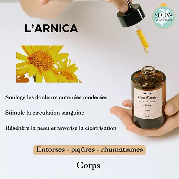 Óleo de Arnica Orgânico Sowé 50ml
