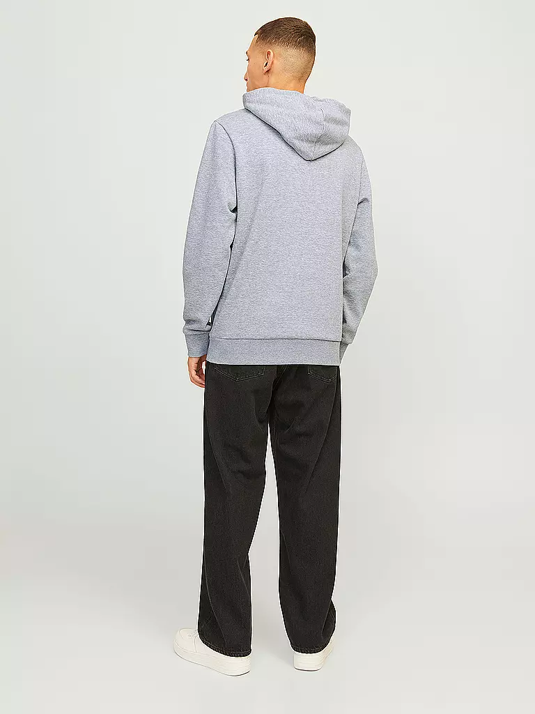 JACK & JONES Kapuzensweater - Hoodie JJXMAS  hellgrau