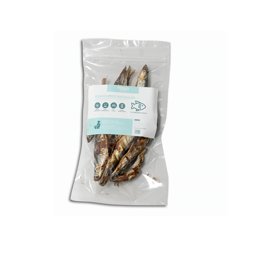Anchovas desidratadas Togo Animal Care | Petiscos naturais