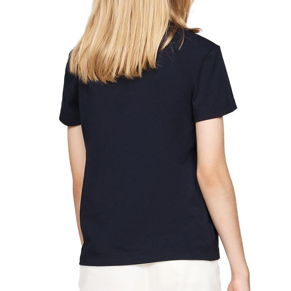 Tommy Hilfiger T-shirt Noir Fille Tommy Hilfiger Foil