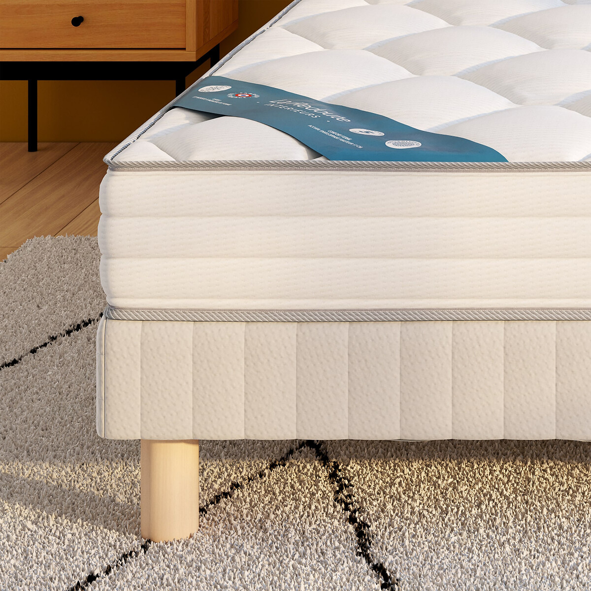 LA REDOUTE INTERIEURS<br>Colchão de látex e espuma viscoelástica H17cm
