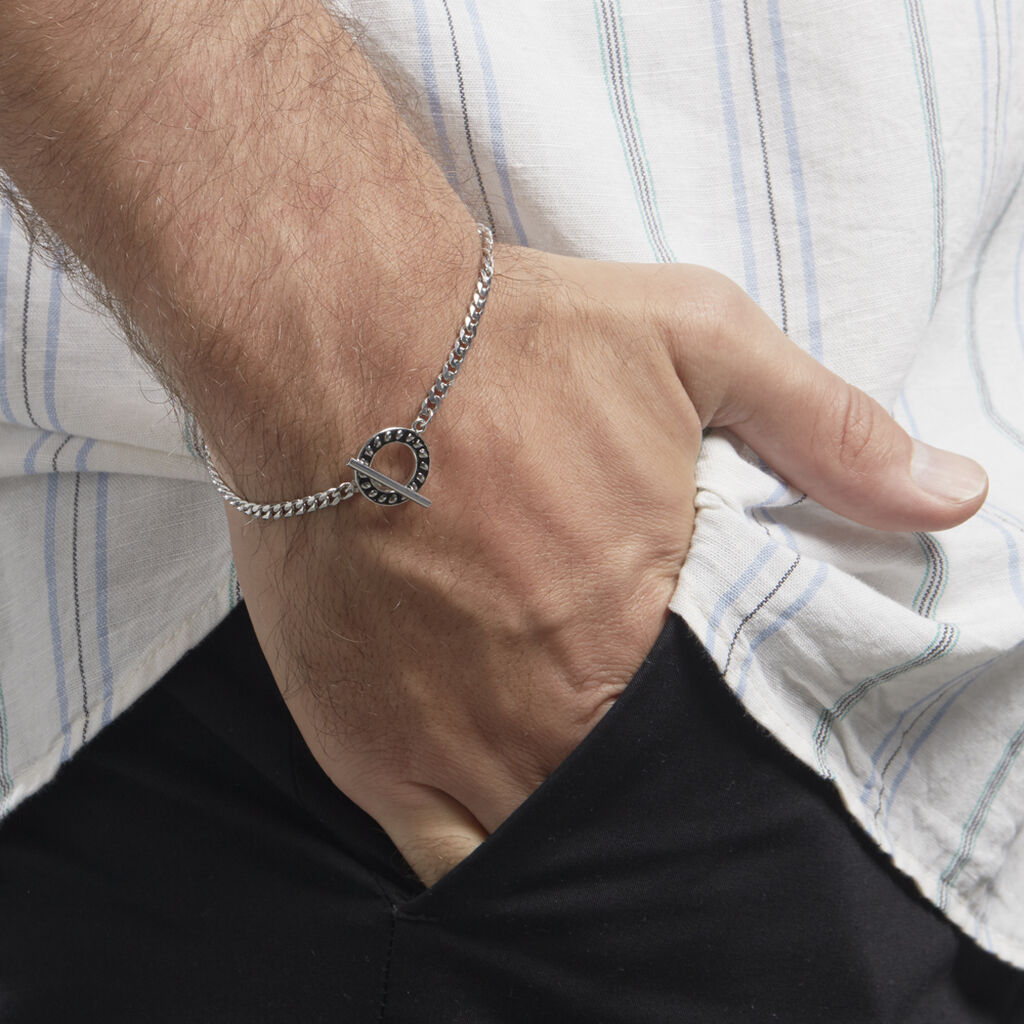 Bracelet Argent Blanc Crocus