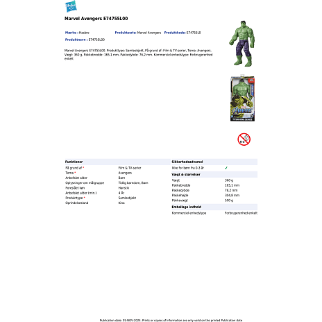 Marvel Avengers Titan Hero Series Blast Gear Deluxe Hulk-actionfigur