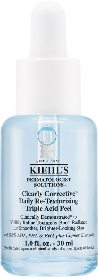 Kiehl's Clearly Corrective™ Daily Re-Texturizing Triple Acid Peel Serum