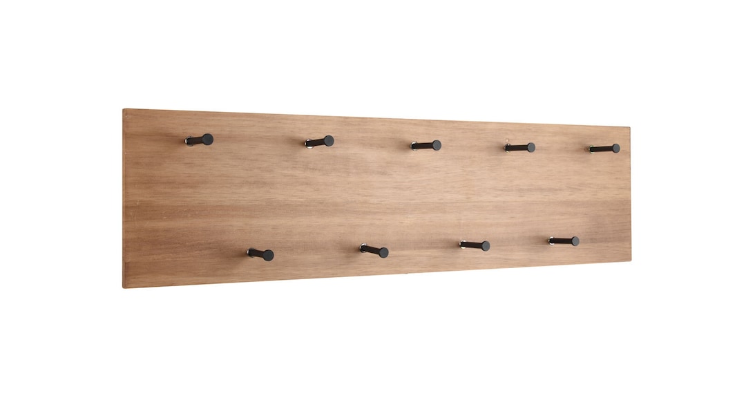 Wandgarderobe Samantha 75 x 20 cm Artisan Eiche/schwarz