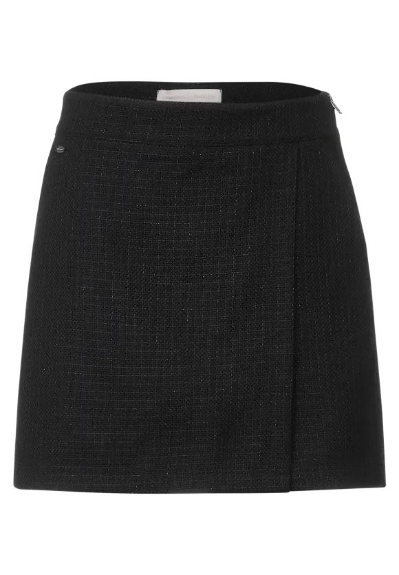 Bouclé Hosenrock - Black