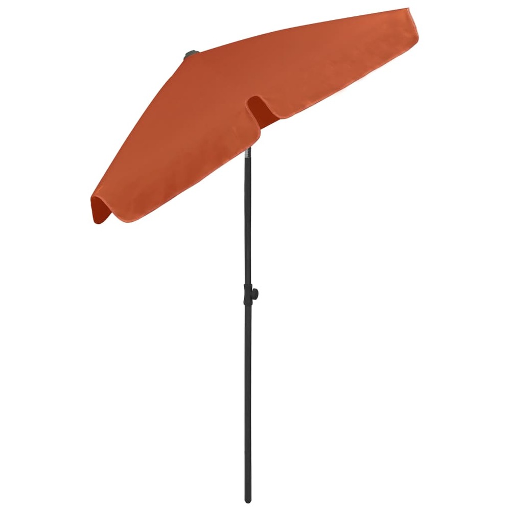 Parasol de plage 180 x 120 cm orange