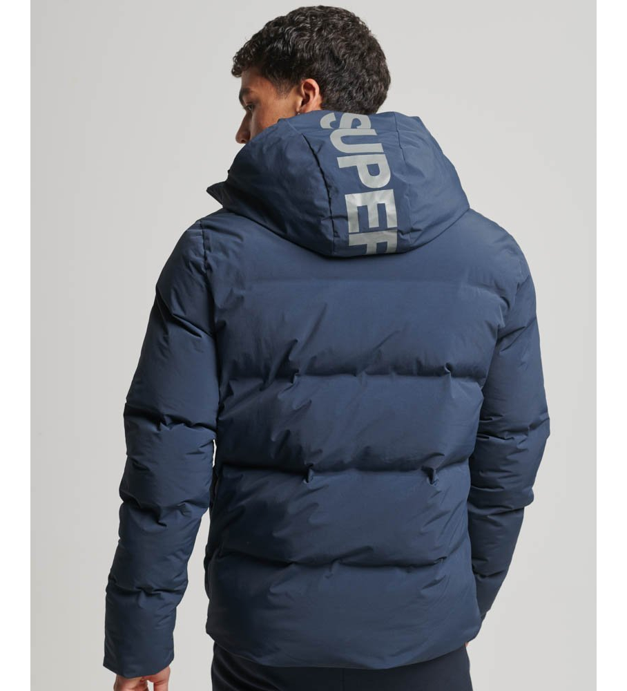 Casaco acolchoado azul boxy da Superdry