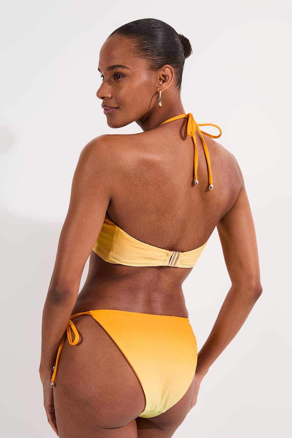 KarenMillen Bas De Bikini À Liens Latéraux Slinky Ombré