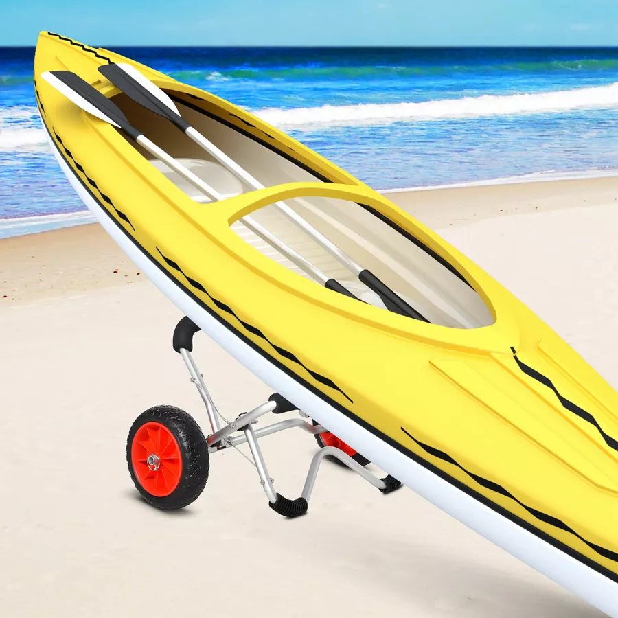 HOMCOM Bootswagen klappbar silber