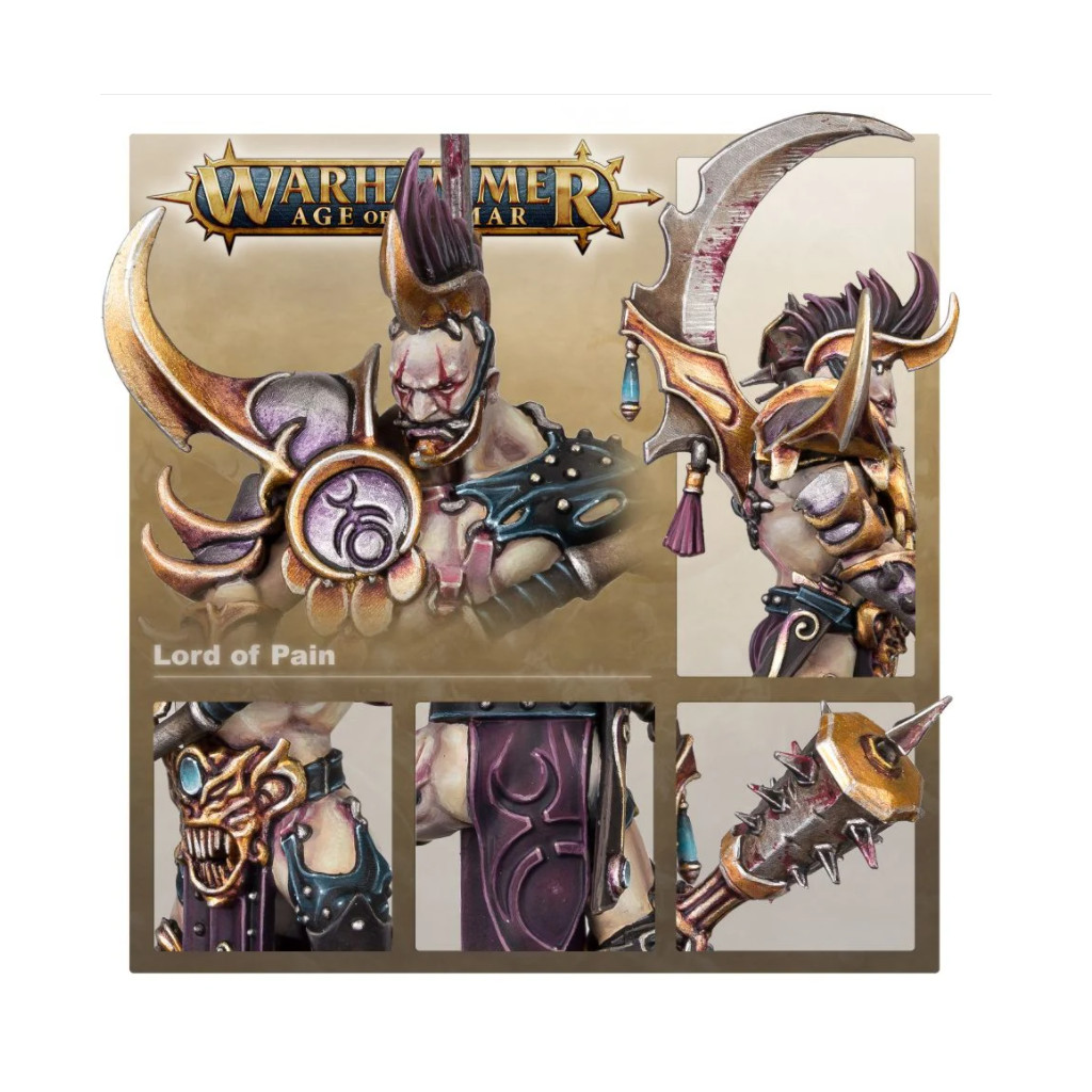 Age of Sigmar : Hedonites of Slaanesh - Lord of Pain
