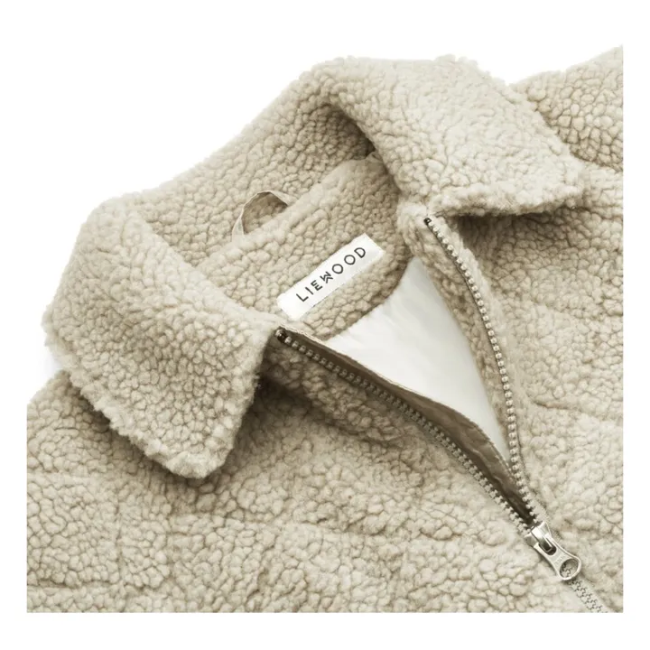 Liewood Veste Matières Recyclées Façon Fourrure Hartvig | Beige