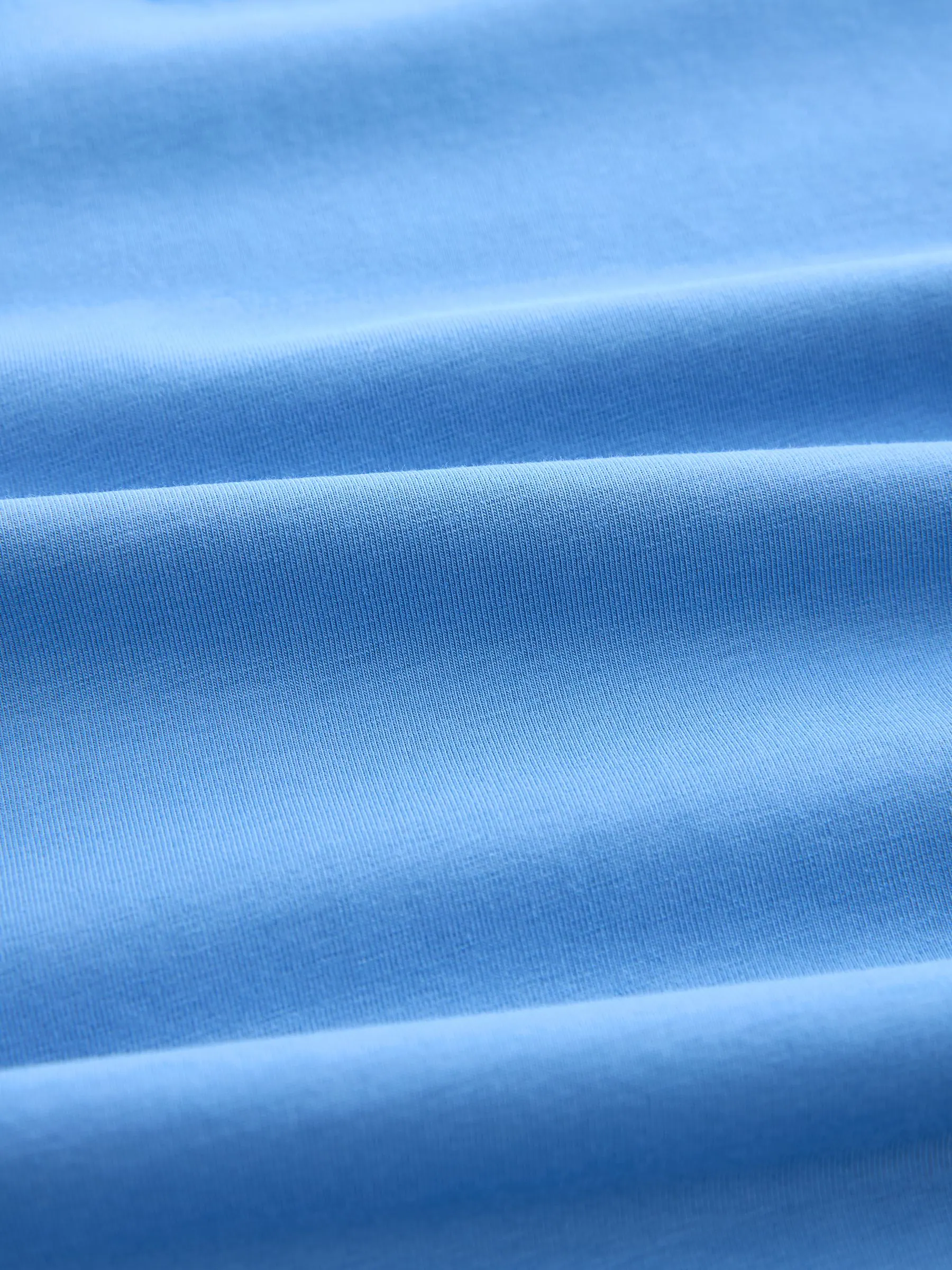 Blauw - Normale Pasvorm - Set van 5 jersey poloshirts met korte mouwen