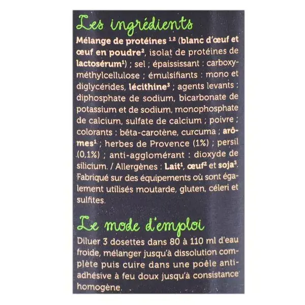 Protifast Mini Pratos Omelete de Ervas 500g Pote