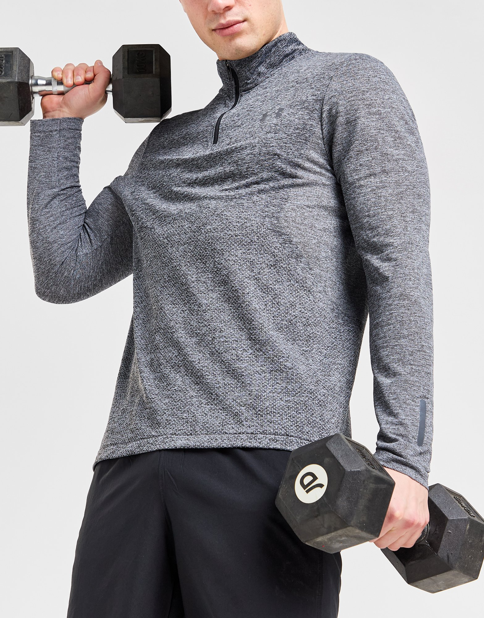 Under Armour Haut Zippé Seamless Stride Homme