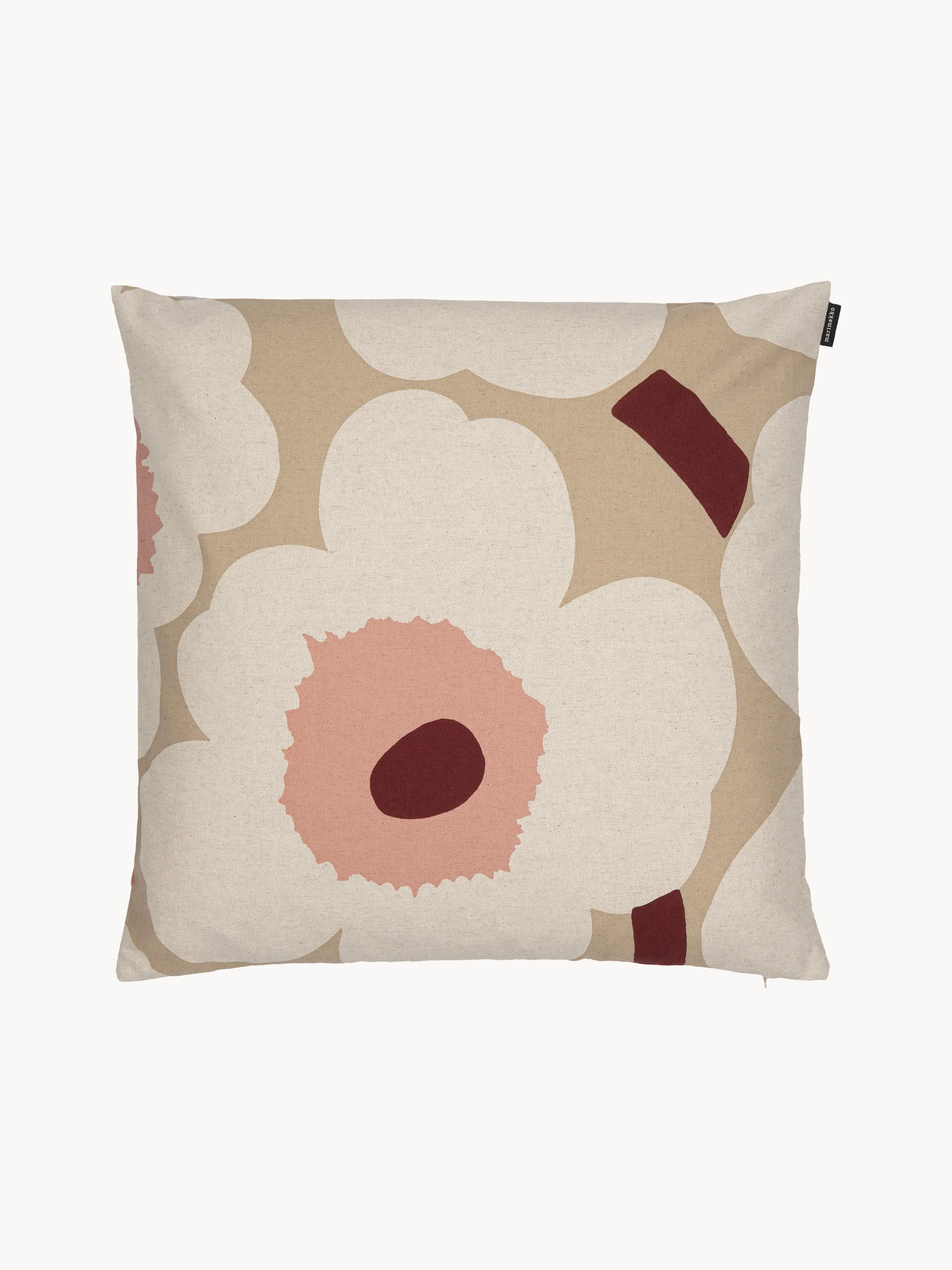 Katoenen kussenhoes Unikko met bloemenprint