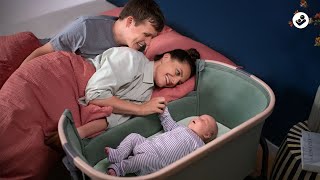 Iora Beistellbettchen 0 - 6 M   0 - 9 kg    Besonders bequeme Matratze |    Großer Aufbewahrungskorb |    Einfaches Schieben, damit es perfekt passt |    Einfach zusammenzuklappen und mitzunehmen  |