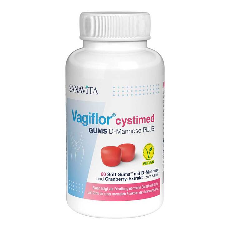 Vagiflor cystimed Gums D-Mannose Plus, 60 St