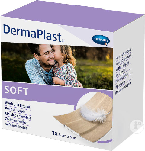 Hartmann DermaPlast Soft 6cmx5m Pansement 1 Pièce