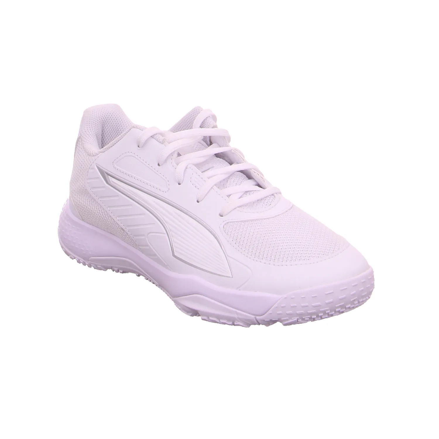 PUMA Kinder Indoor Weiss Synthetik