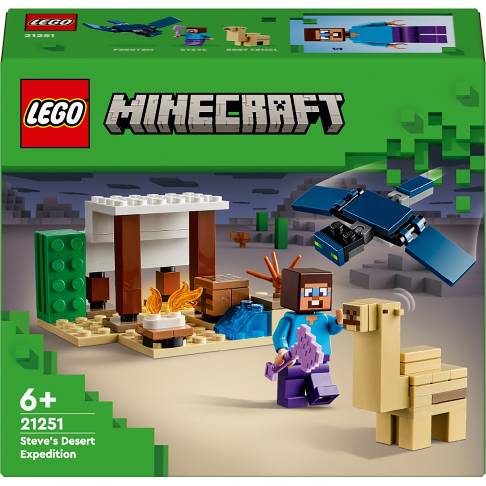 LEGO Minecraft 21251 Steves Wüstenexpeditionsset