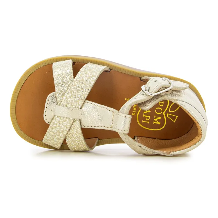 Pom d'Api Sandales Poppy Xexe | Doré