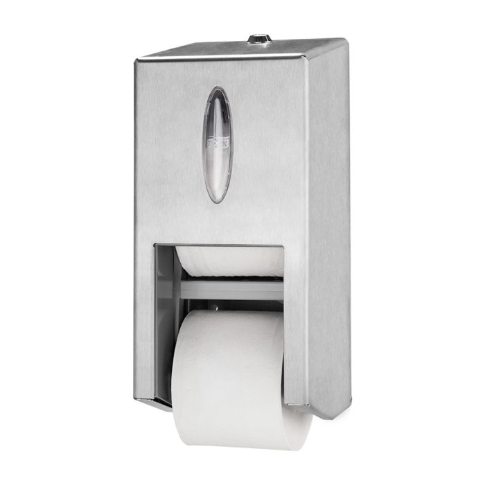 Tork 472019 T7 Twin Hulsloos Mid-size Toiletdispenser RVS T7 (472019)