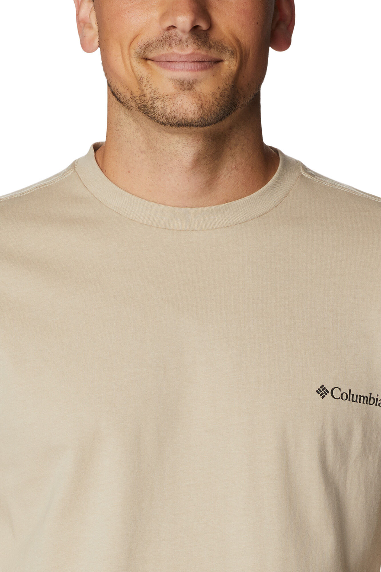 Camiseta de manga curta Columbia CSC Basic Logo™ - Bege