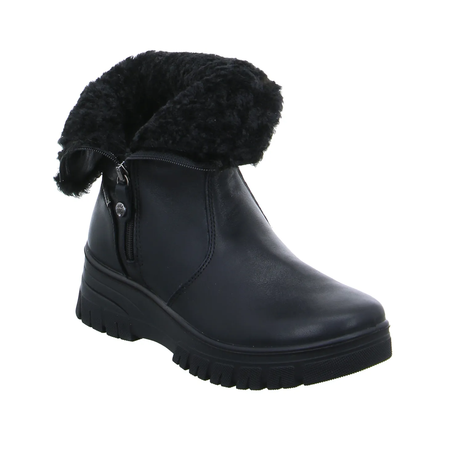 IMAC Comfort-Stiefelette Schwarz Leder  TEX Membrane