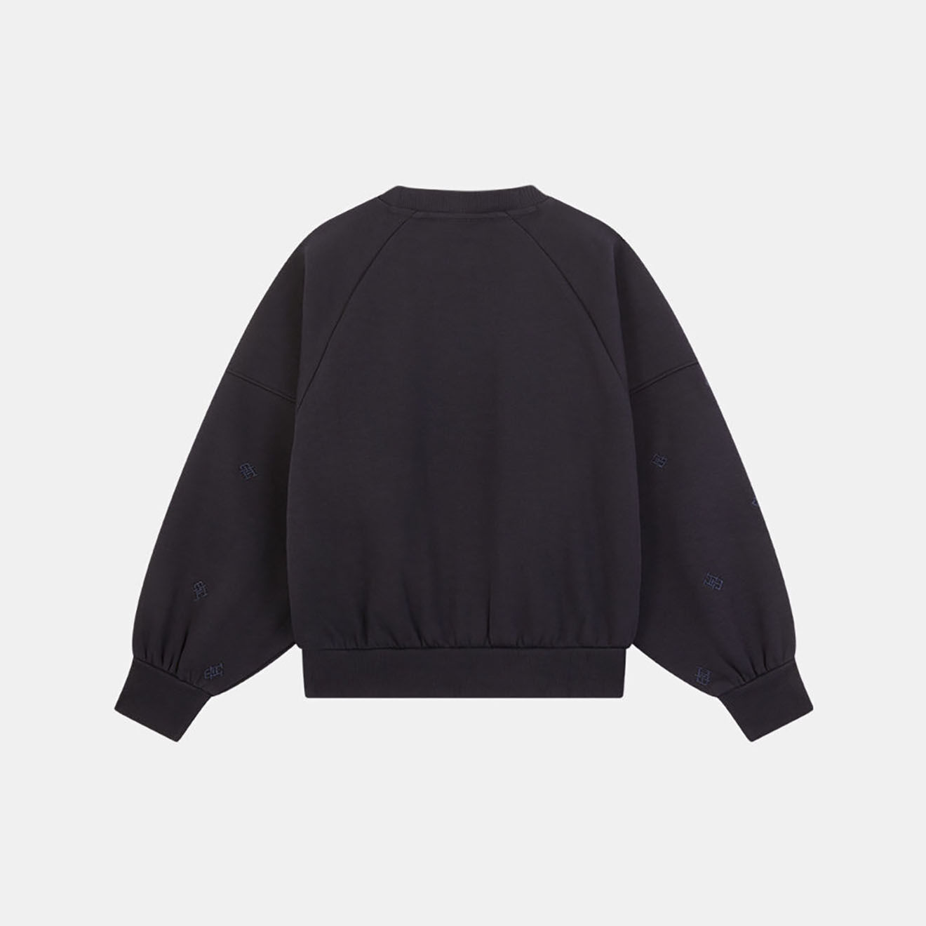 Tommy Hilfiger Sweat logo ton sur ton bleu marine
