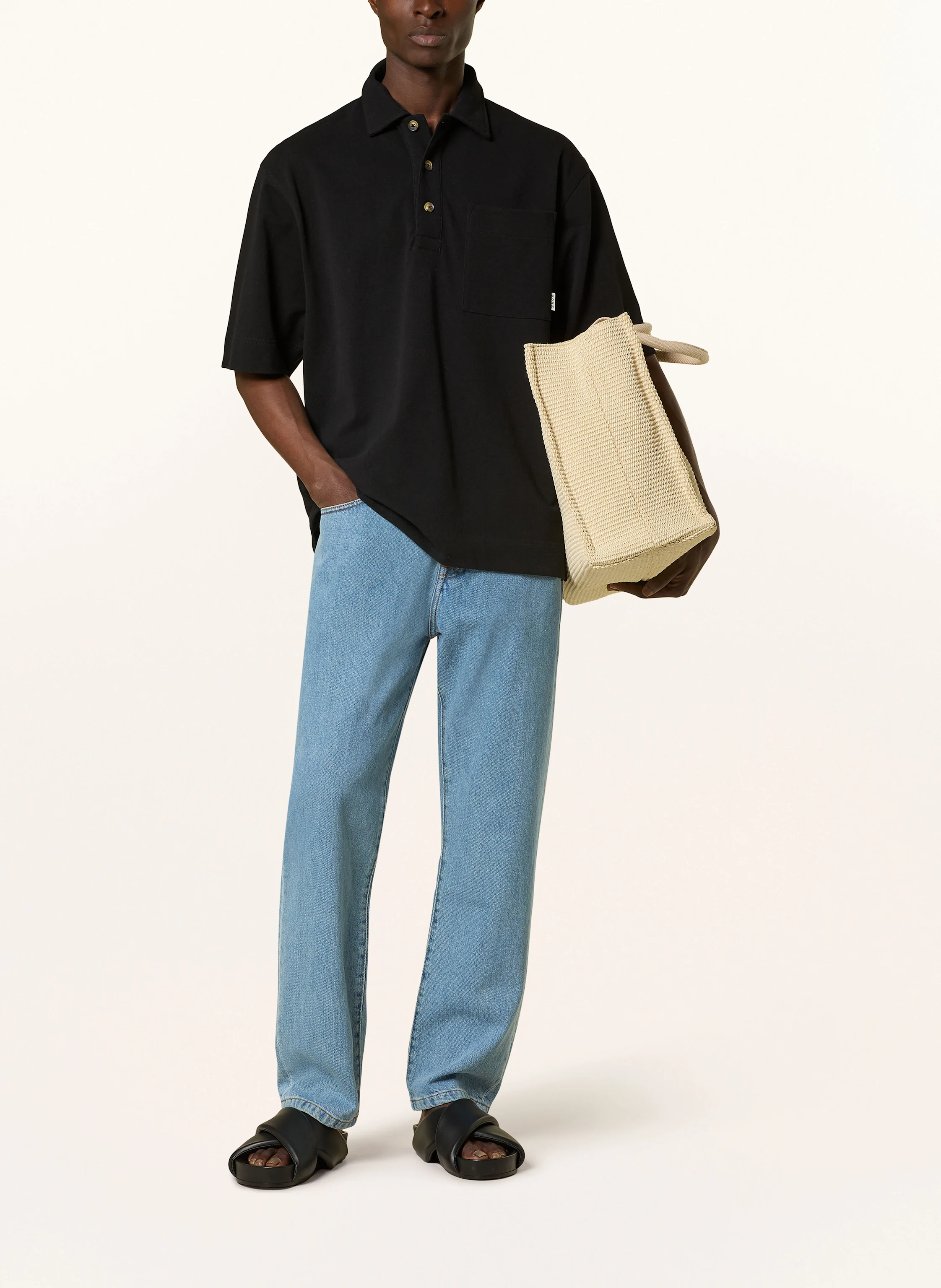 RÓHE Piqué-Poloshirt