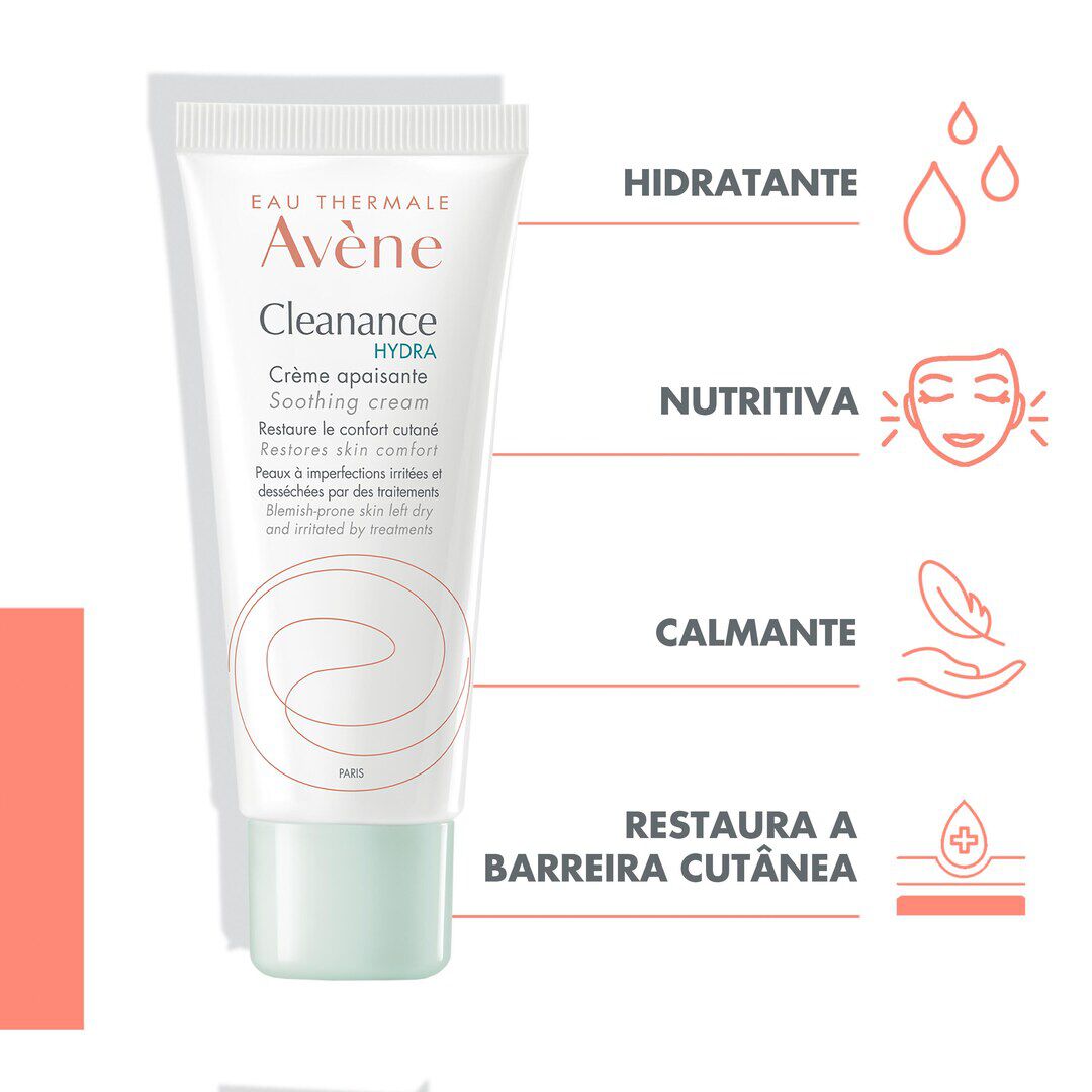 AVENE  Cleanance HYDRA Creme Suavizante - 40ml