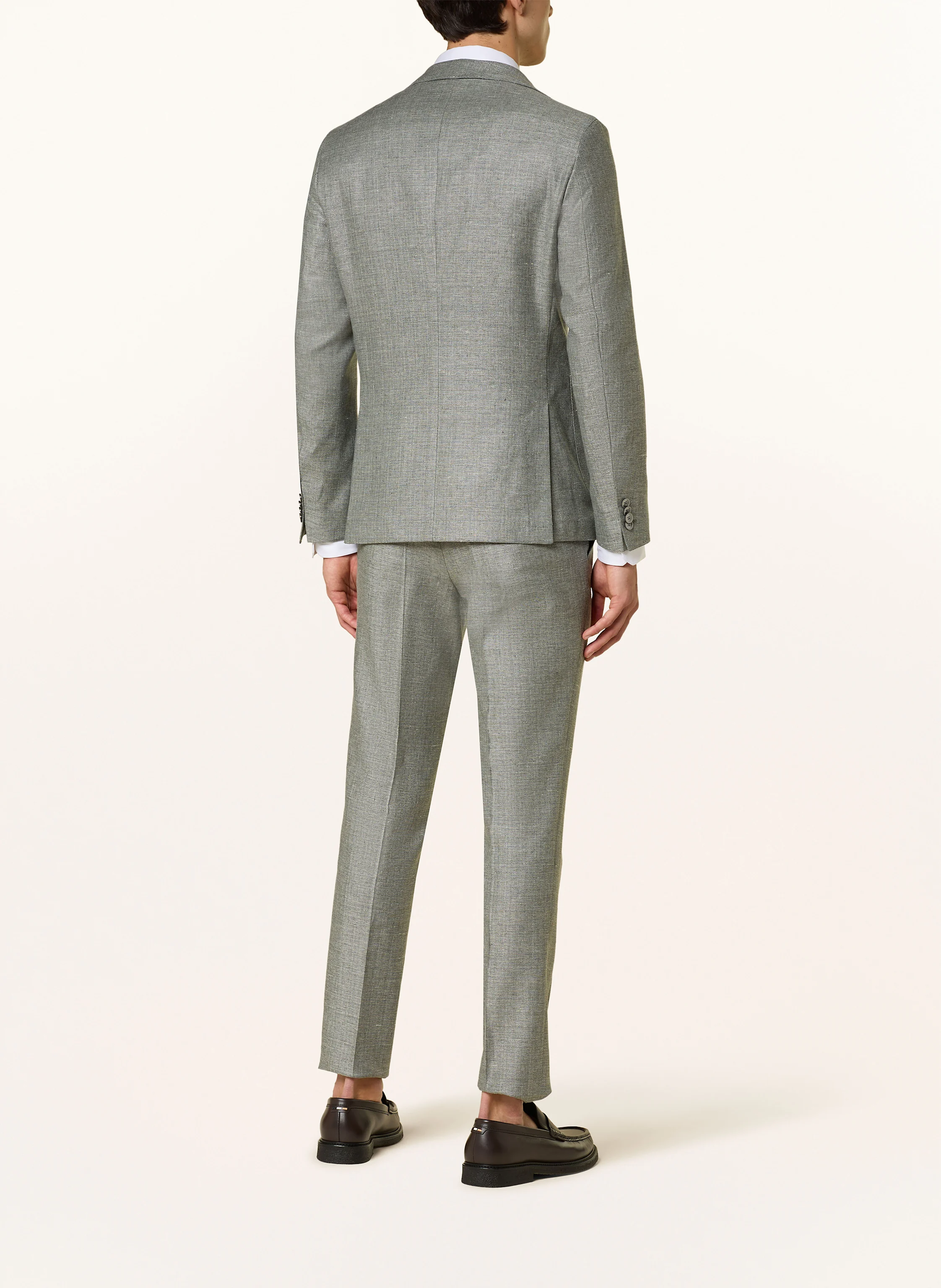 BOSS Anzugsakko HANRY Slim Fit mit Leinen