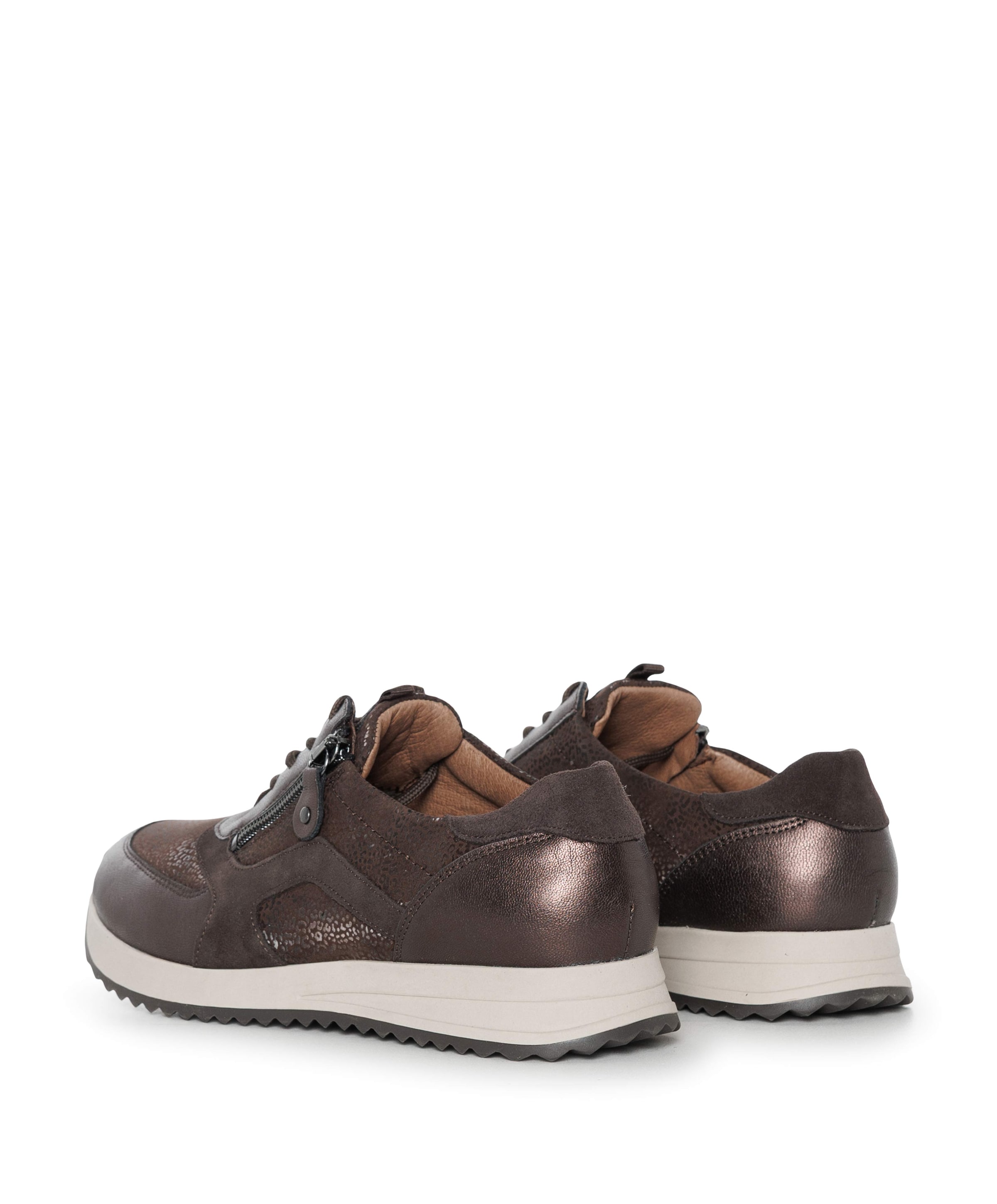 Waldlaufer Vicky  dames sneakers bruin