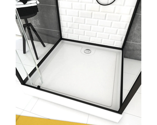 Complete douche Aurlane Metro 90 x 90 x 230 cm zwart
