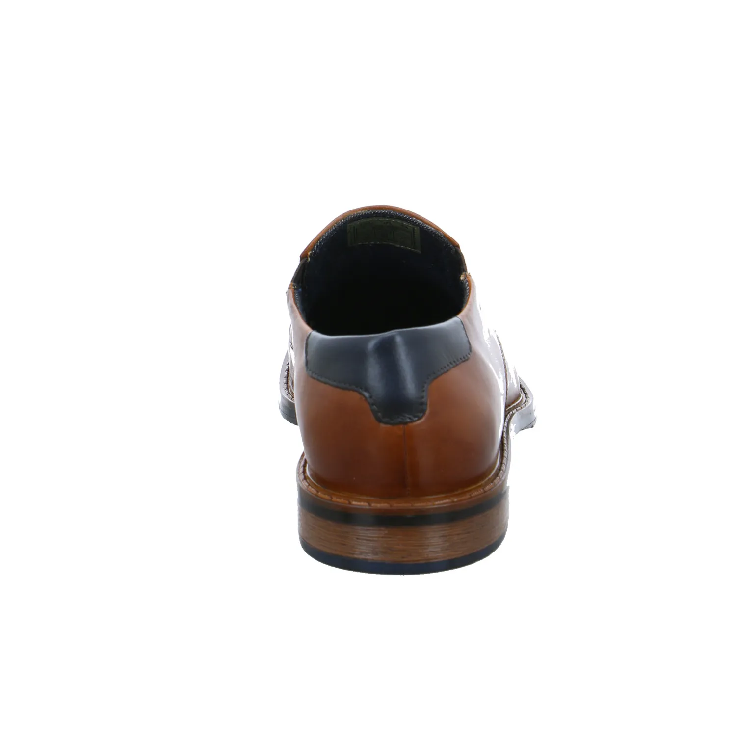 BUGATTI SHOES Halbschuh-Schlüpfer Cognac Leder