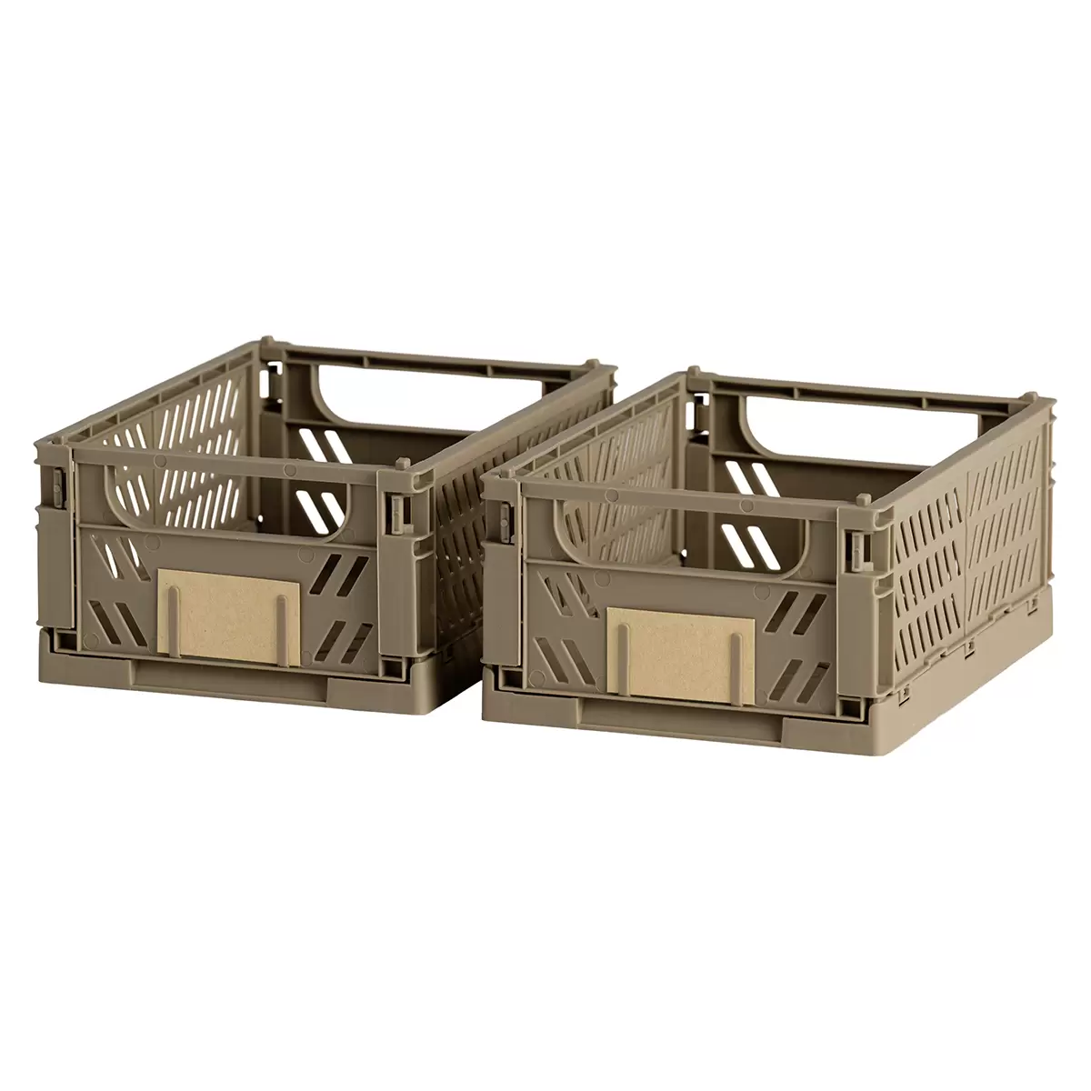 Aufbewahrungsbox faltbar S set SCHOU Beige