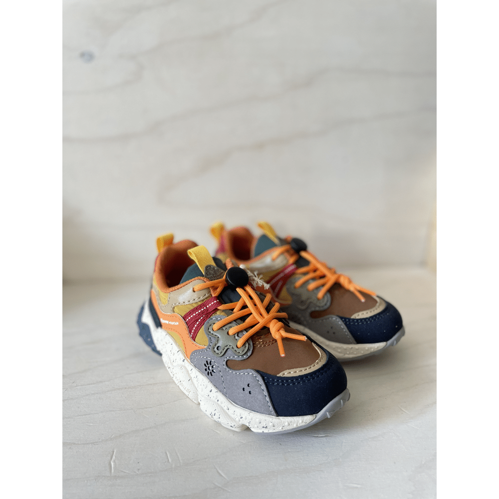 Flower M By Naturino - Sneaker - Nylon Blue Mirage Mud Grey