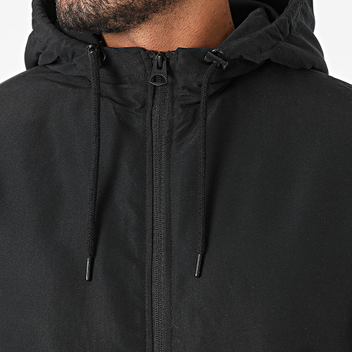 Veste Zippée Capuche Mason Noir